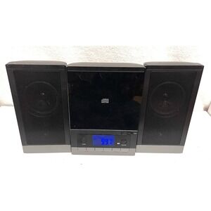 ONN ONB15AV203 CD Player Stereo AM/FM Radio Aux Headphone Jack Black/Silver